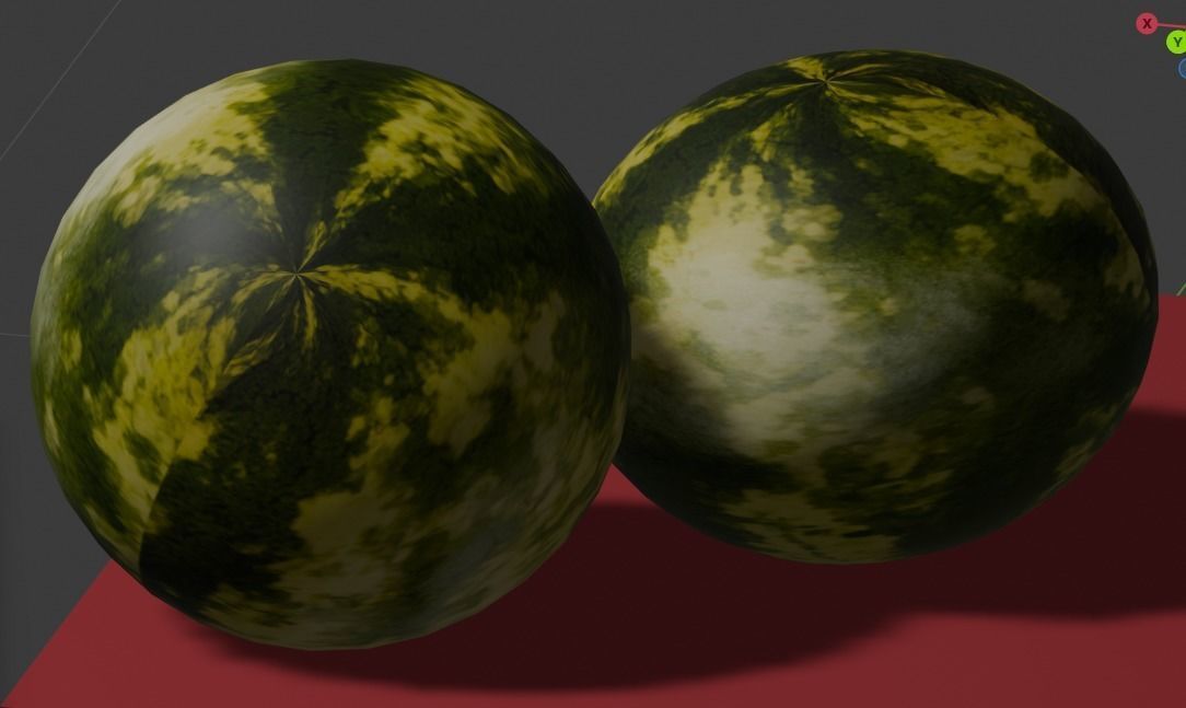 Wassermelone 3D model_3