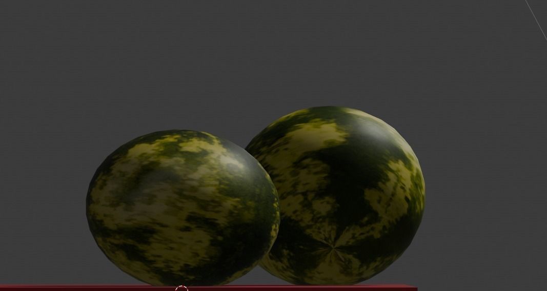 Wassermelone 3D model_2
