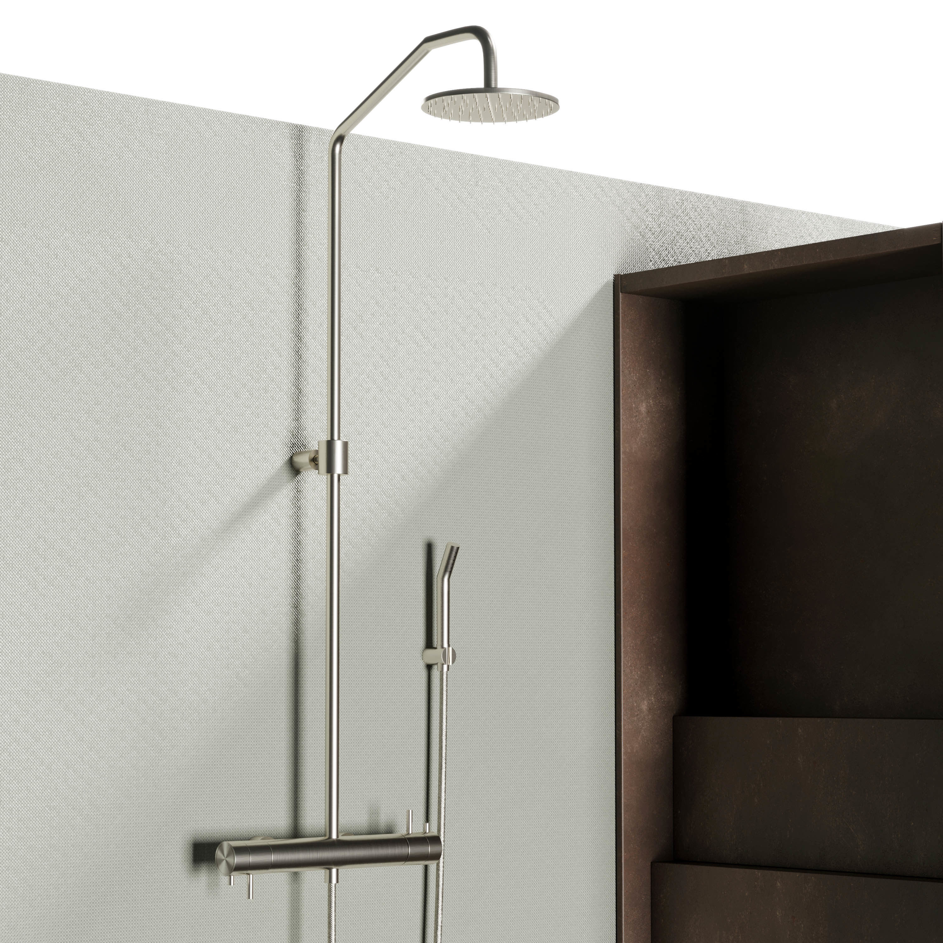 Collection Faucet Bathroom Mina Low-poly 3D model_3