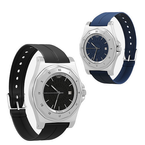 Panthevm  Roma watch Low-poly 3D model