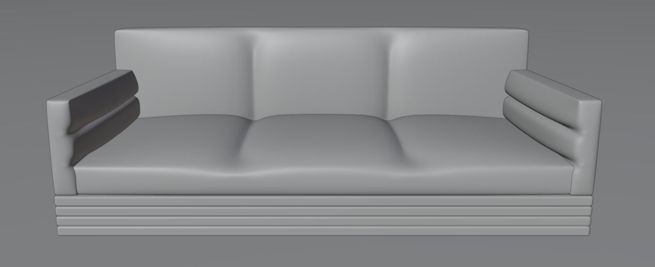3D Sofa model 3D model_2