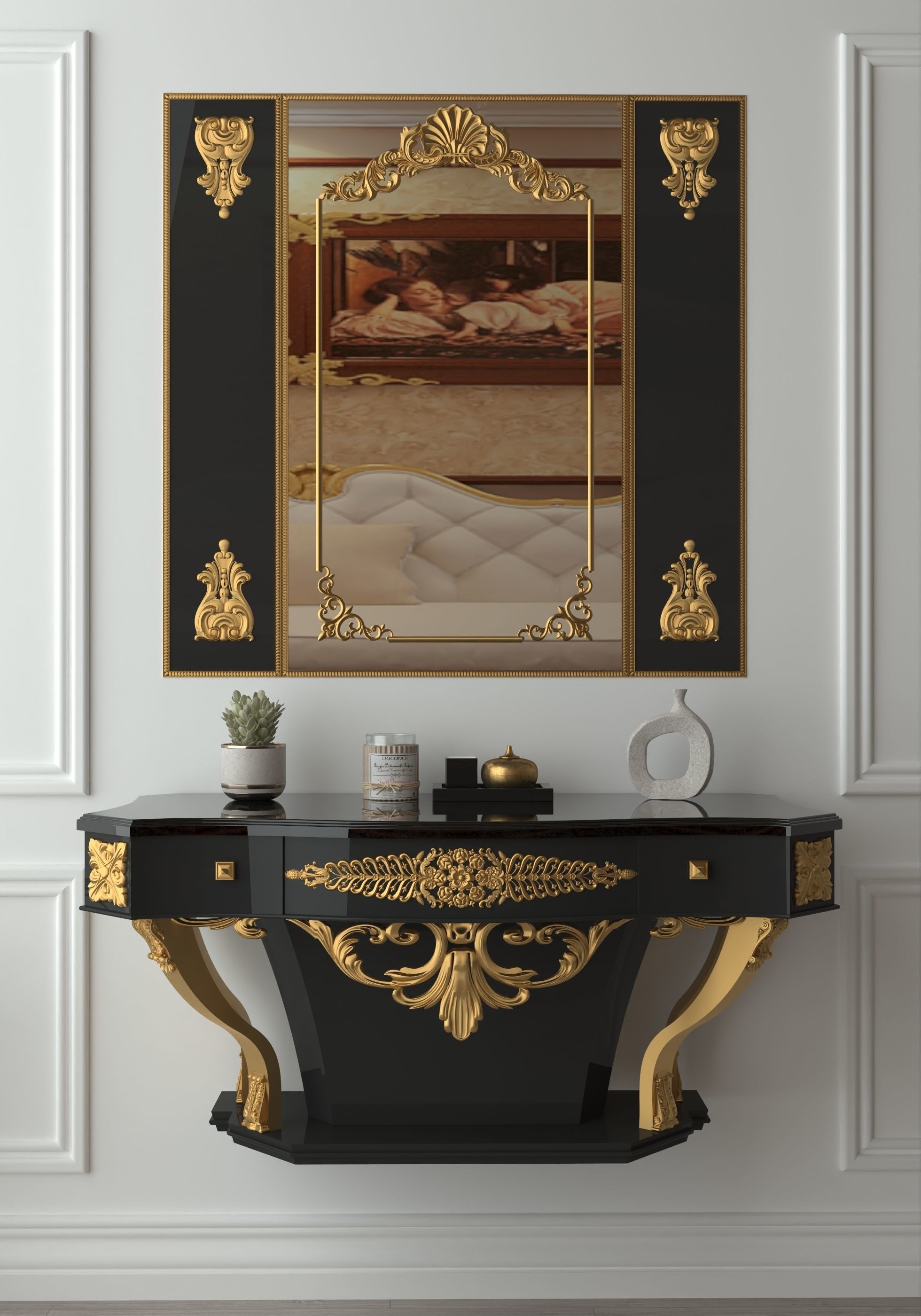 A beautiful and classic design for the vanity 3D model_5