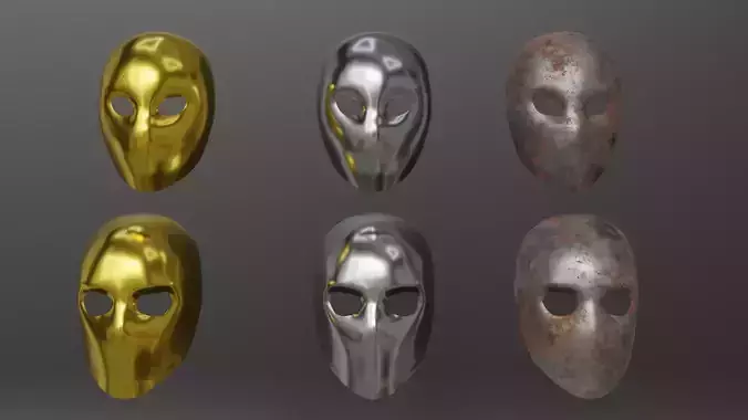 Full metal mask set for male and female
