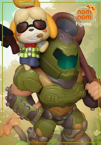 Chibi Isabelle - Doom Crossing Meme 3D print model