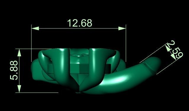 fox half set 3D print model_13