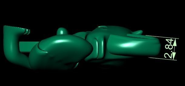 fox half set 3D print model_15