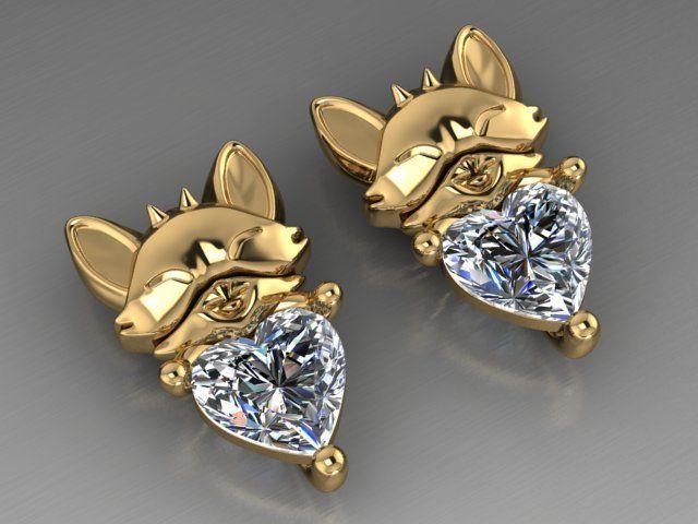 fox half set 3D print model_5