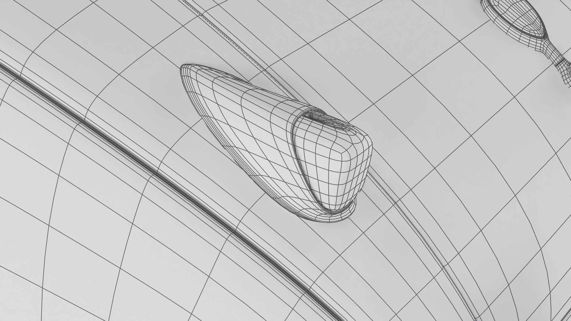 Jaguar XK140 1954 3d model 3D model_35