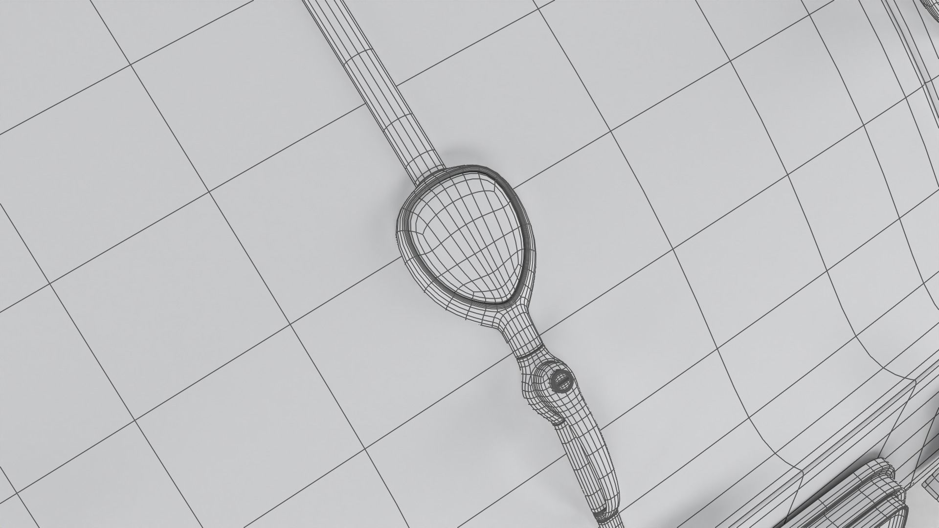 Jaguar XK140 1954 HQ interior 3D model_34