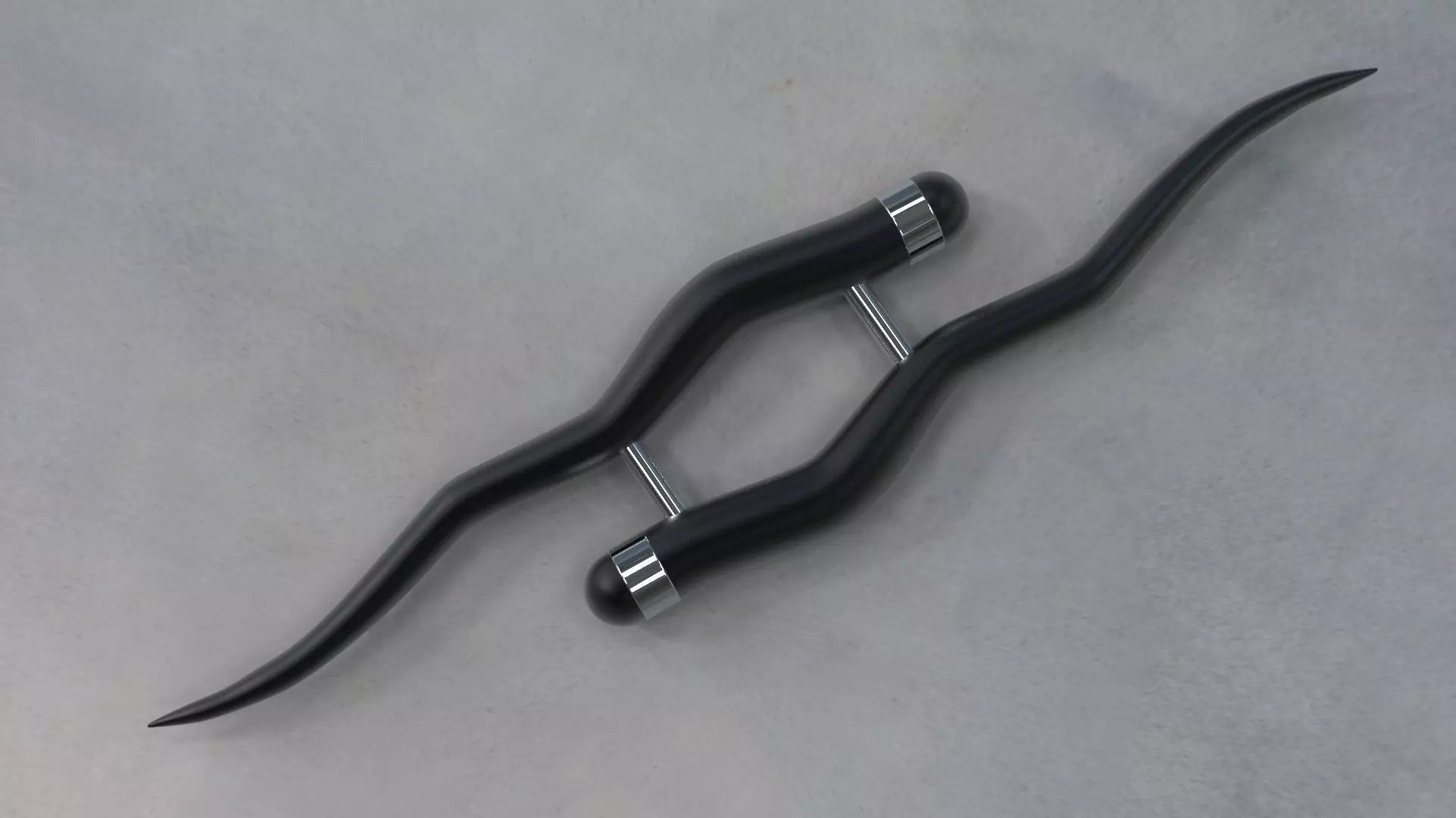 Maduvu Maan Kombu  Indian Martial Art Weapon 3D print model_0