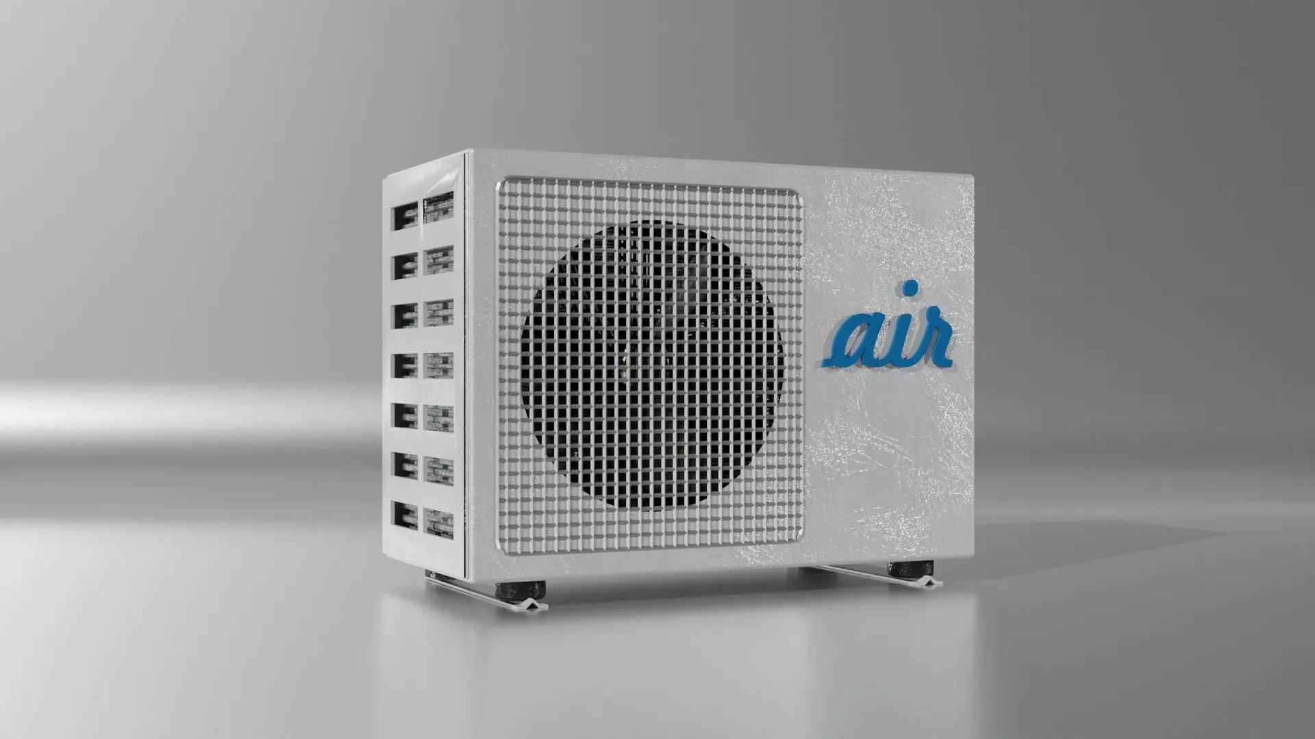 air conditioning Low-poly 3D model