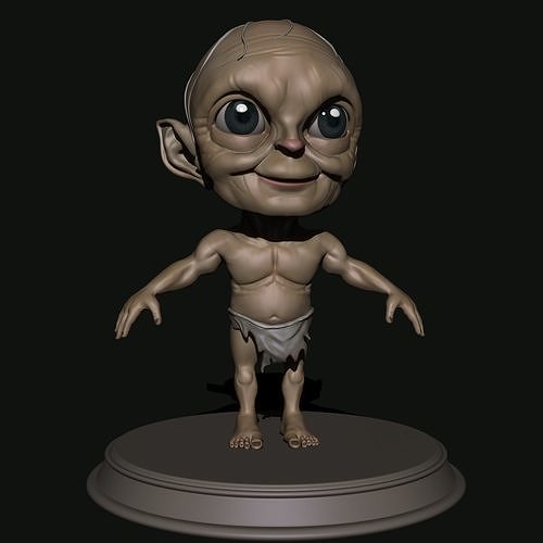 GOLLUM CUTE 3D print model