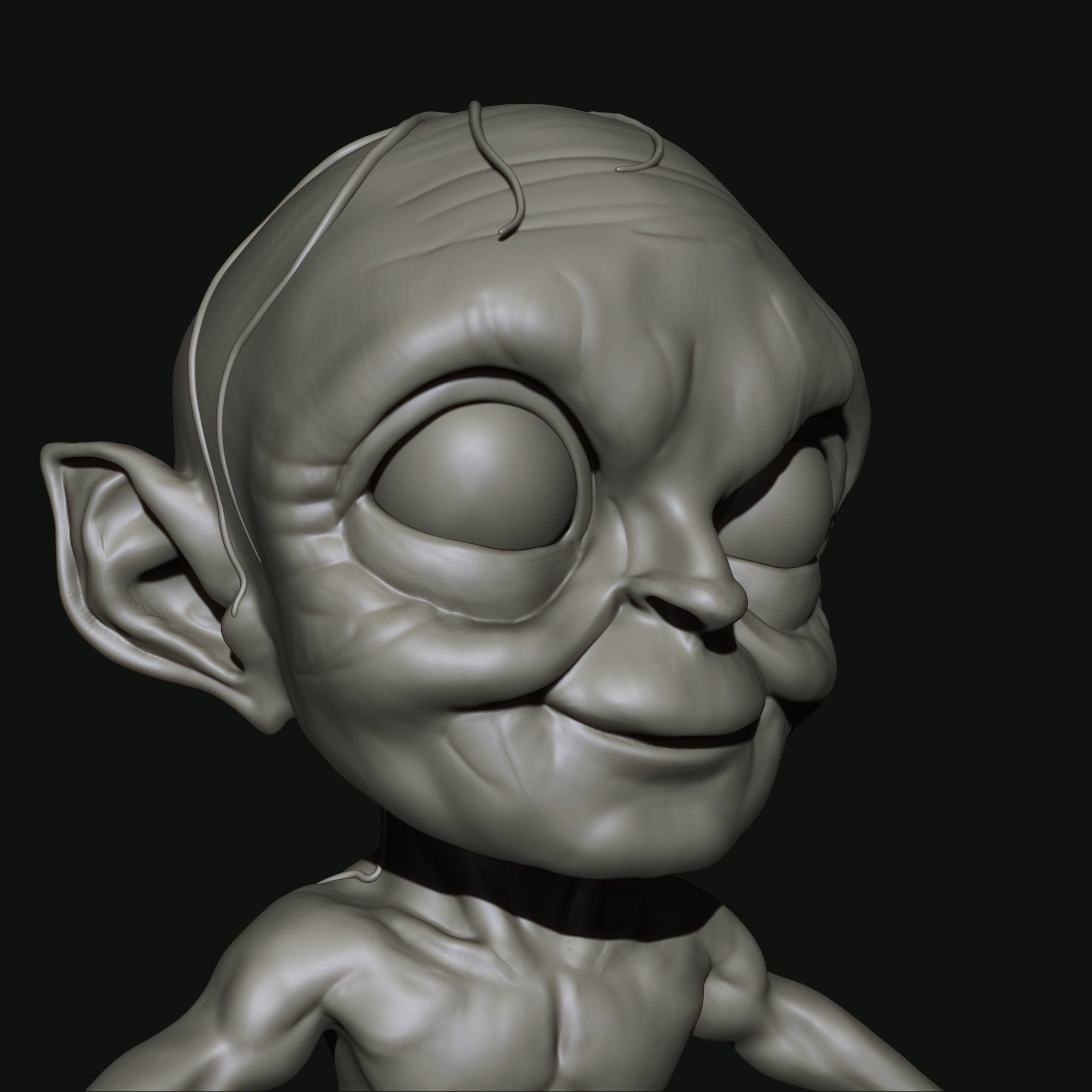 GOLLUM CUTE 3D print model_4