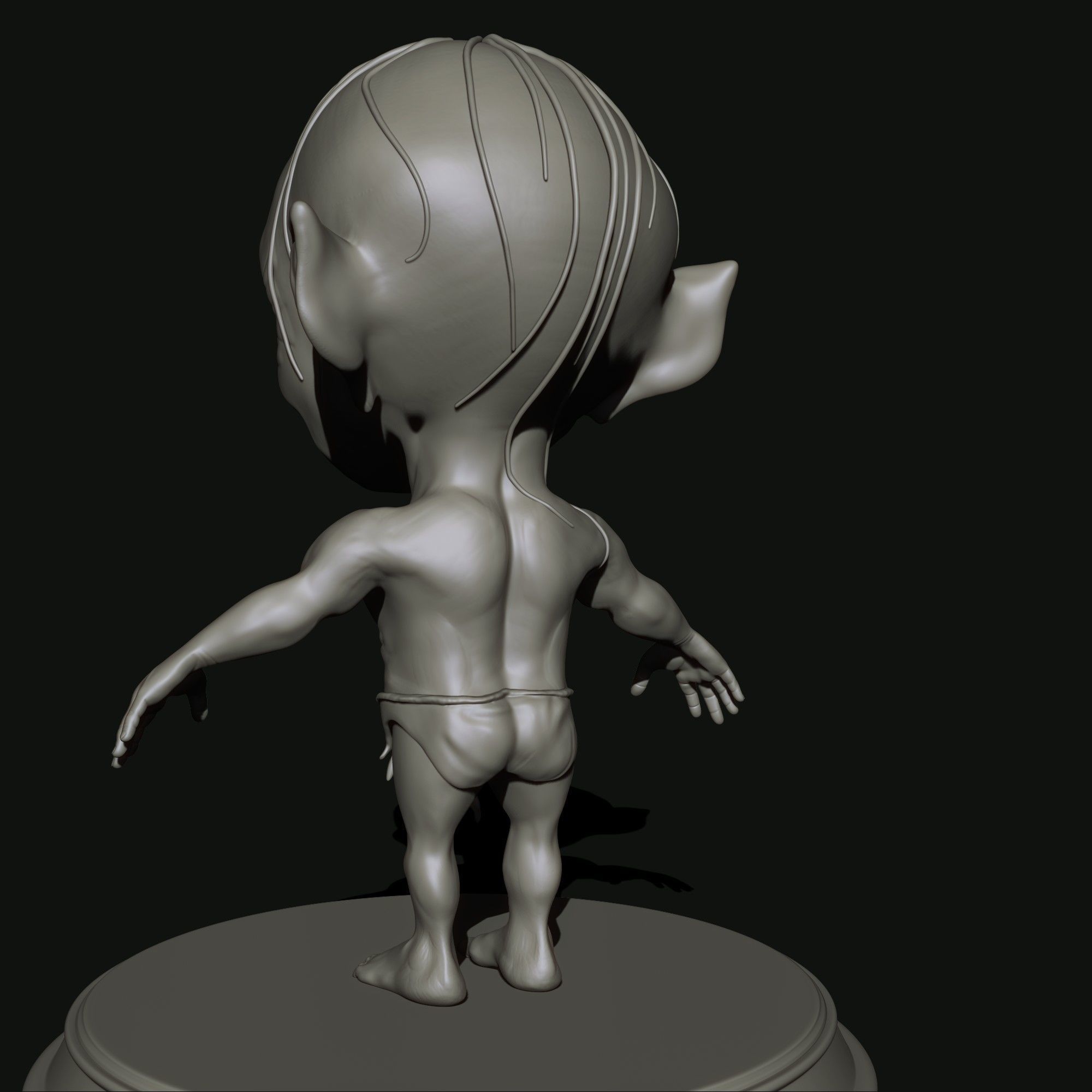 GOLLUM CUTE 3D print model_5