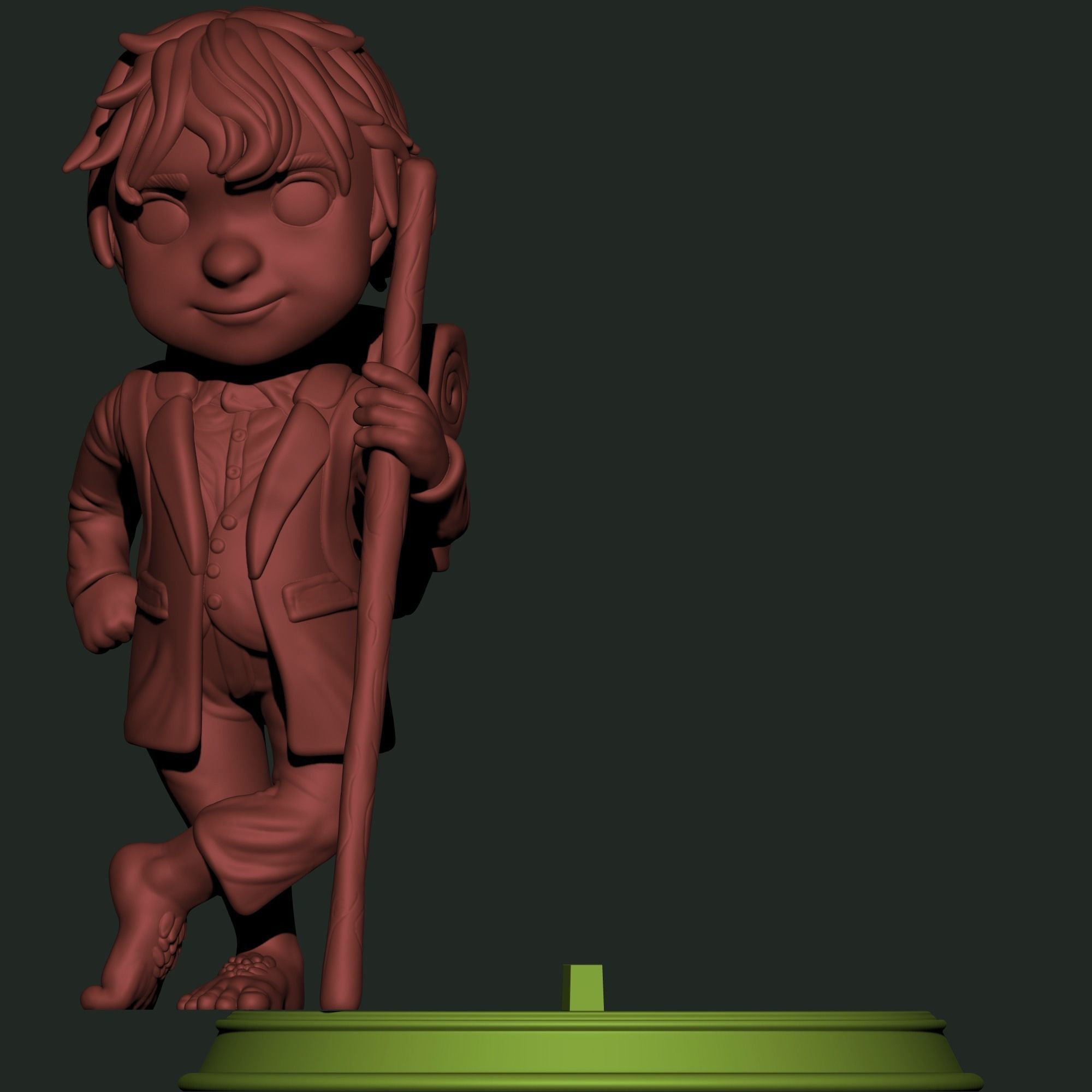 BILBO BAGGINS CUTE 3D print model_3