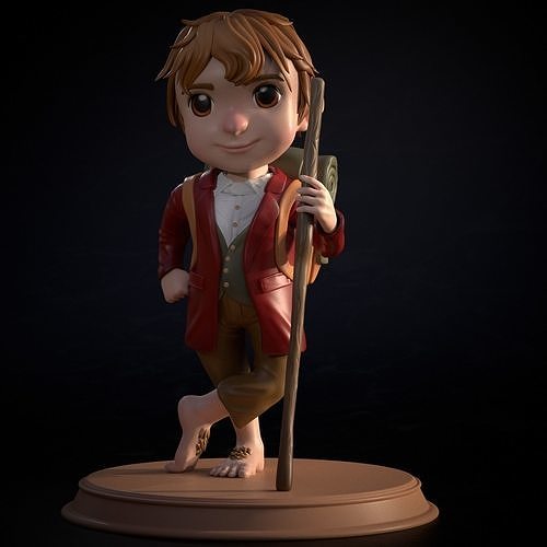BILBO BAGGINS CUTE 3D print model