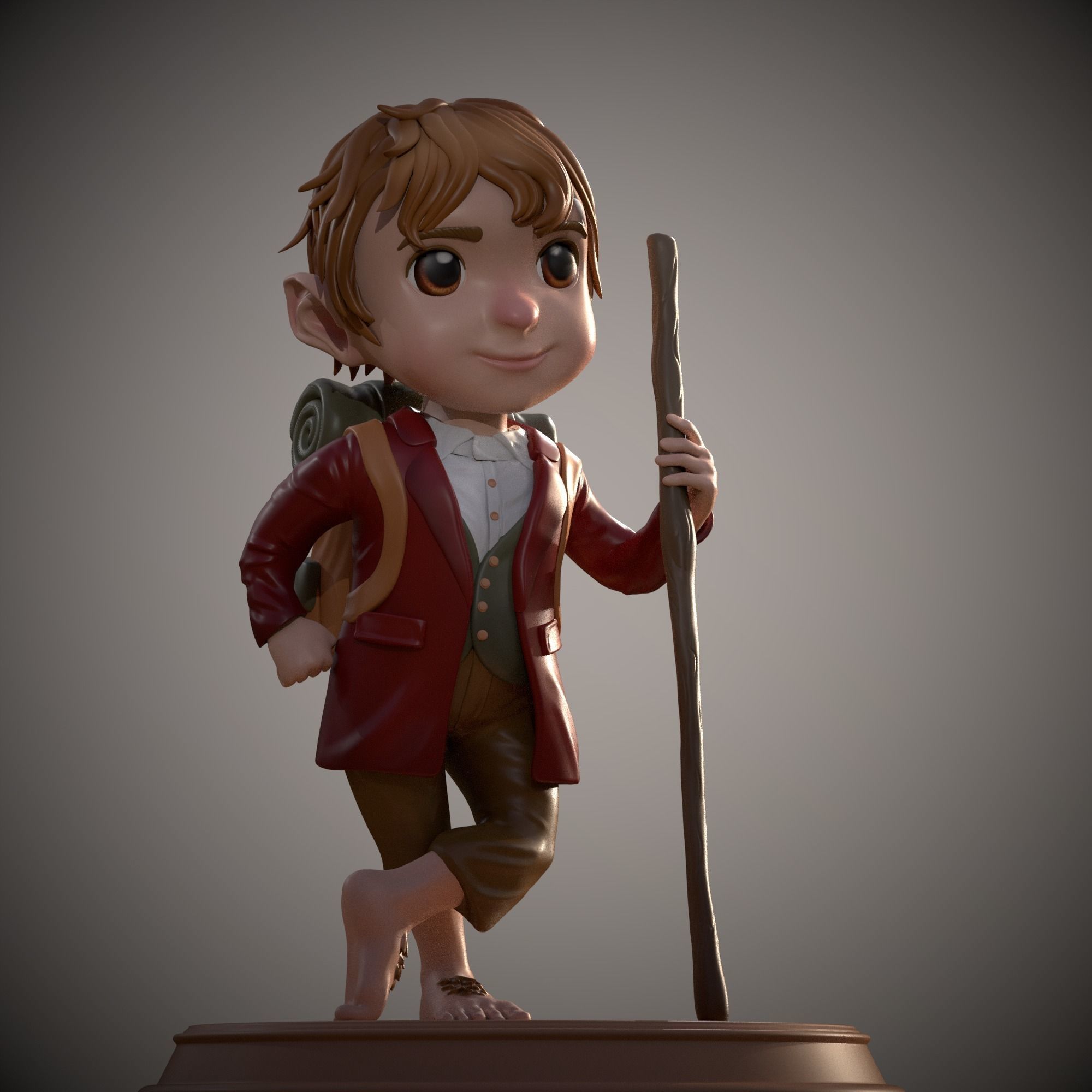 BILBO BAGGINS CUTE 3D print model_4