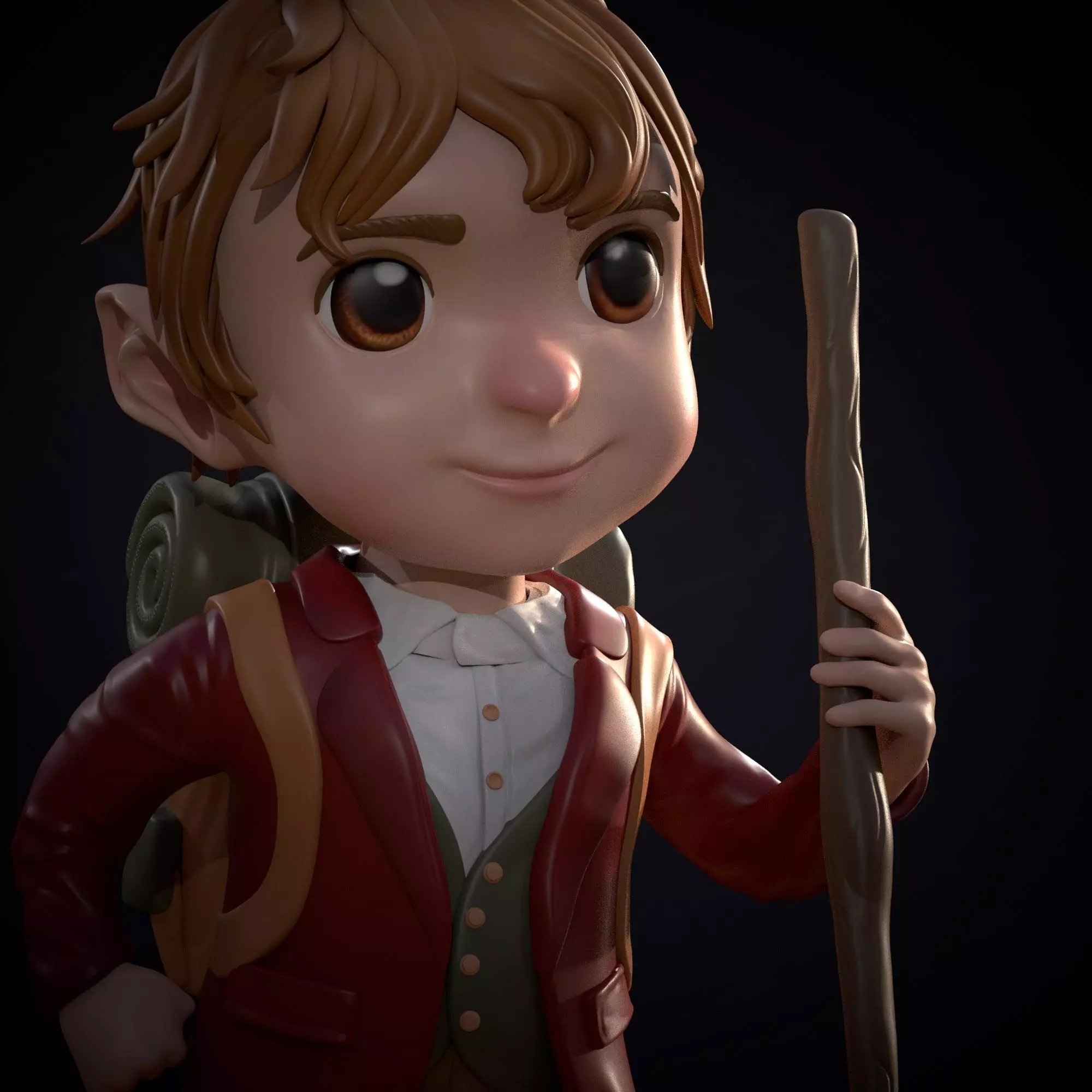 BILBO BAGGINS CUTE 3D print model_1