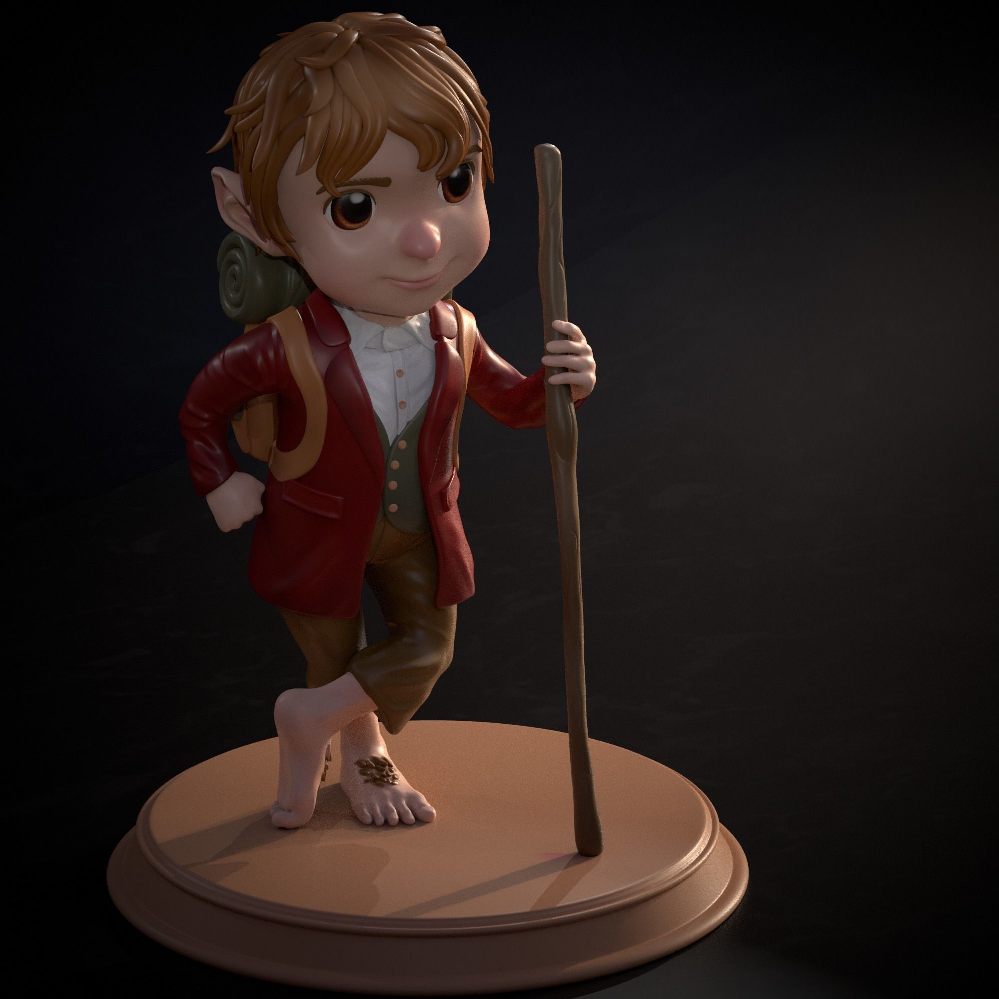 BILBO BAGGINS CUTE 3D print model_7