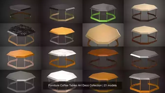 Furniture Coffee Tables Art Deco Collection