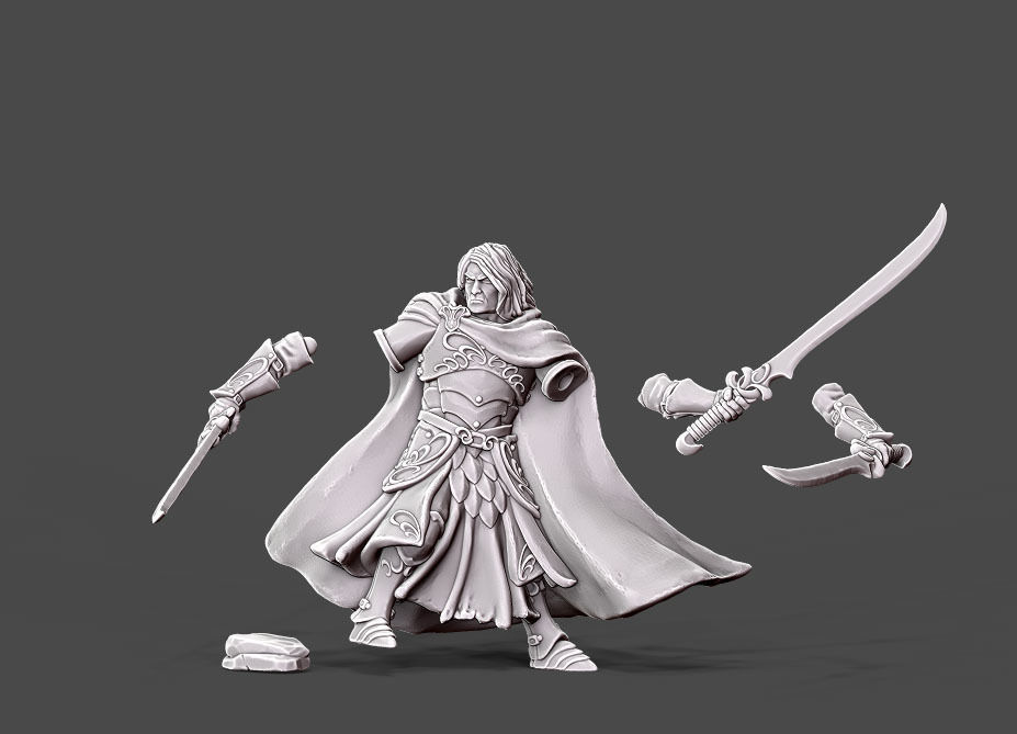 High Elf - 32-35mm scale 3D print model_8