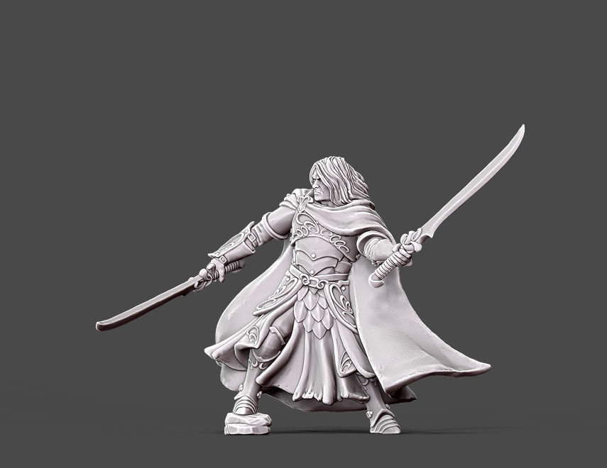 High Elf - 32-35mm scale 3D print model_4