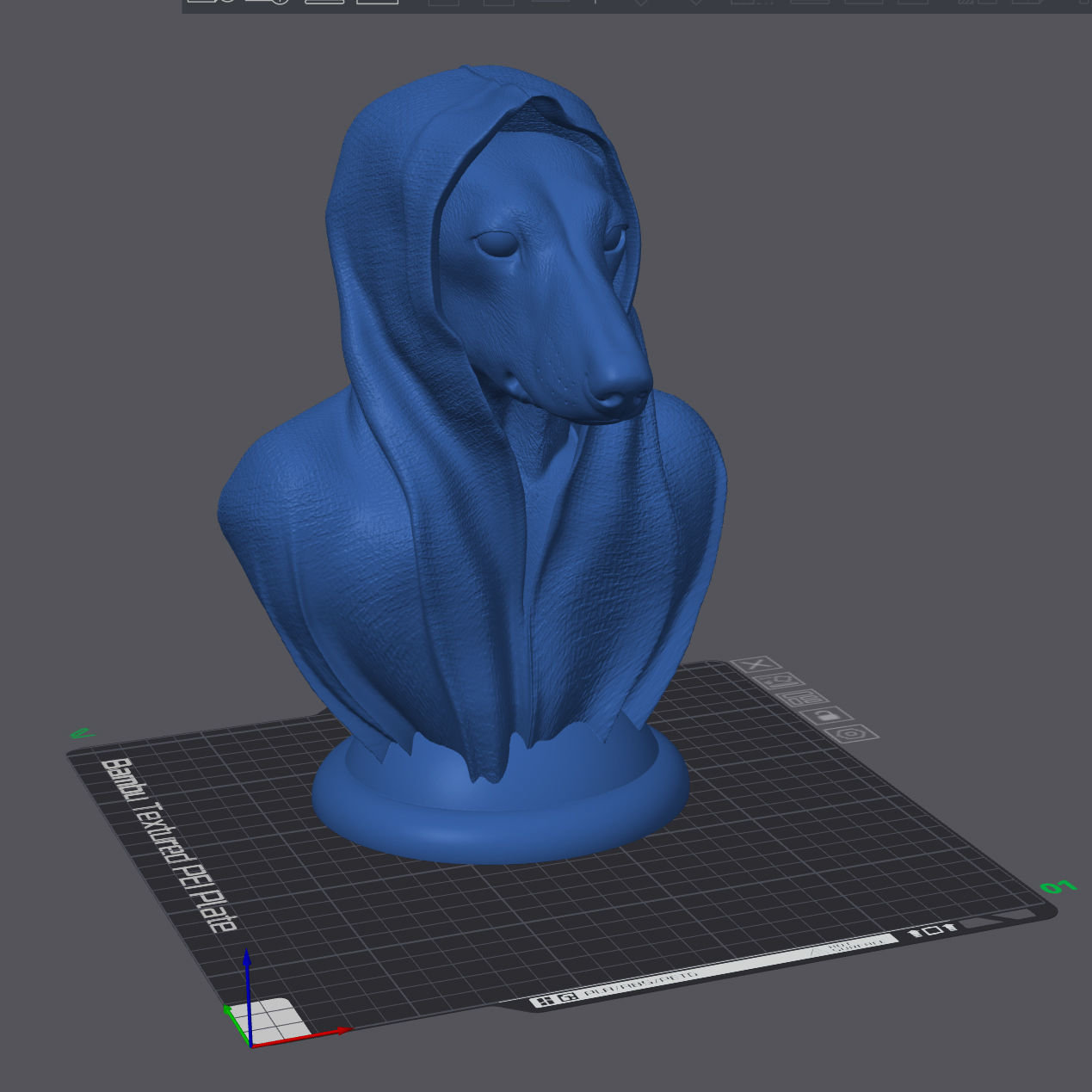 Dachshund with Cape 3D print model_9