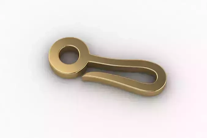 hook for necklace closure 3D print model