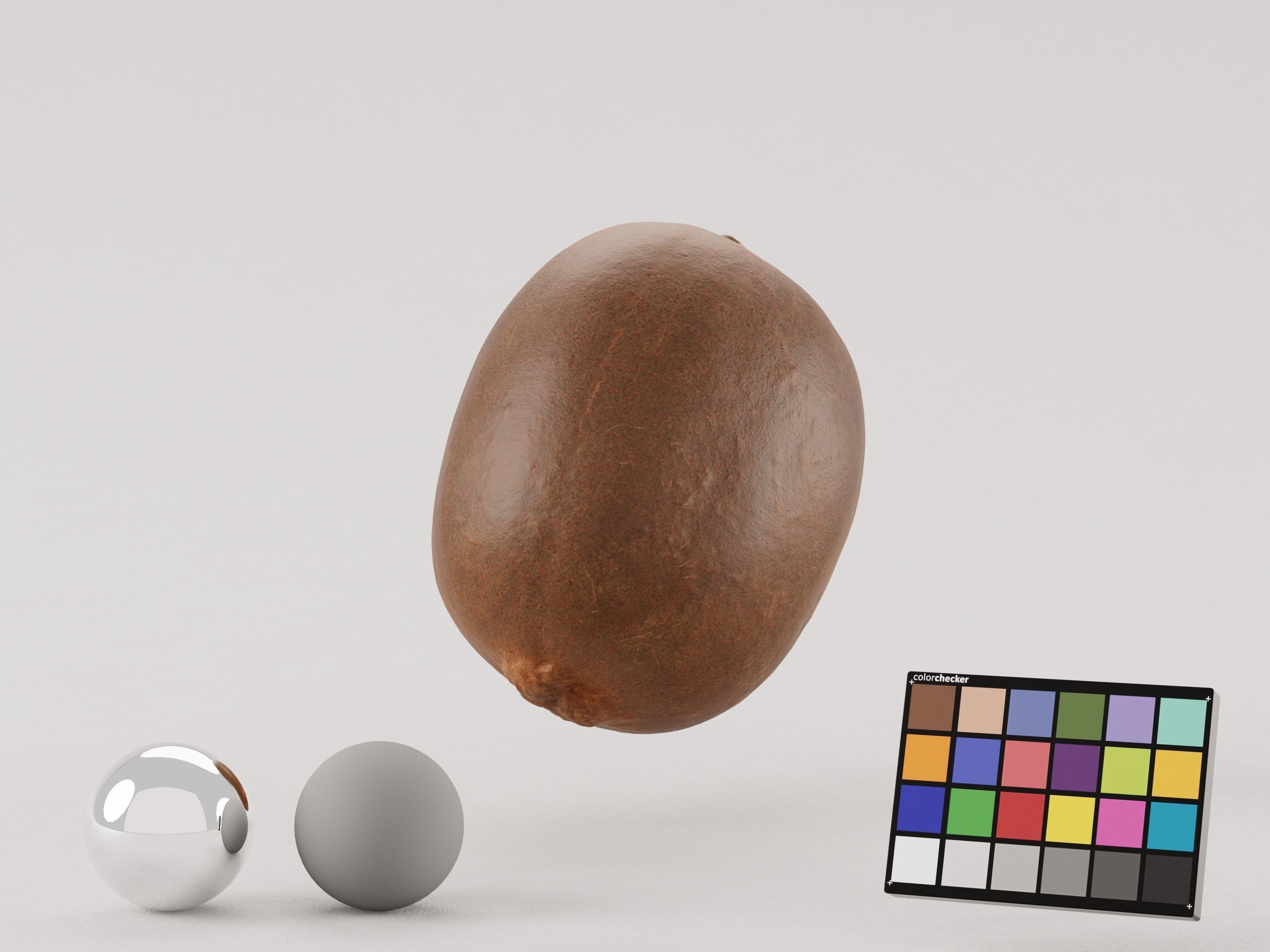 Kiwi Photoscan Low-poly 3D model_1