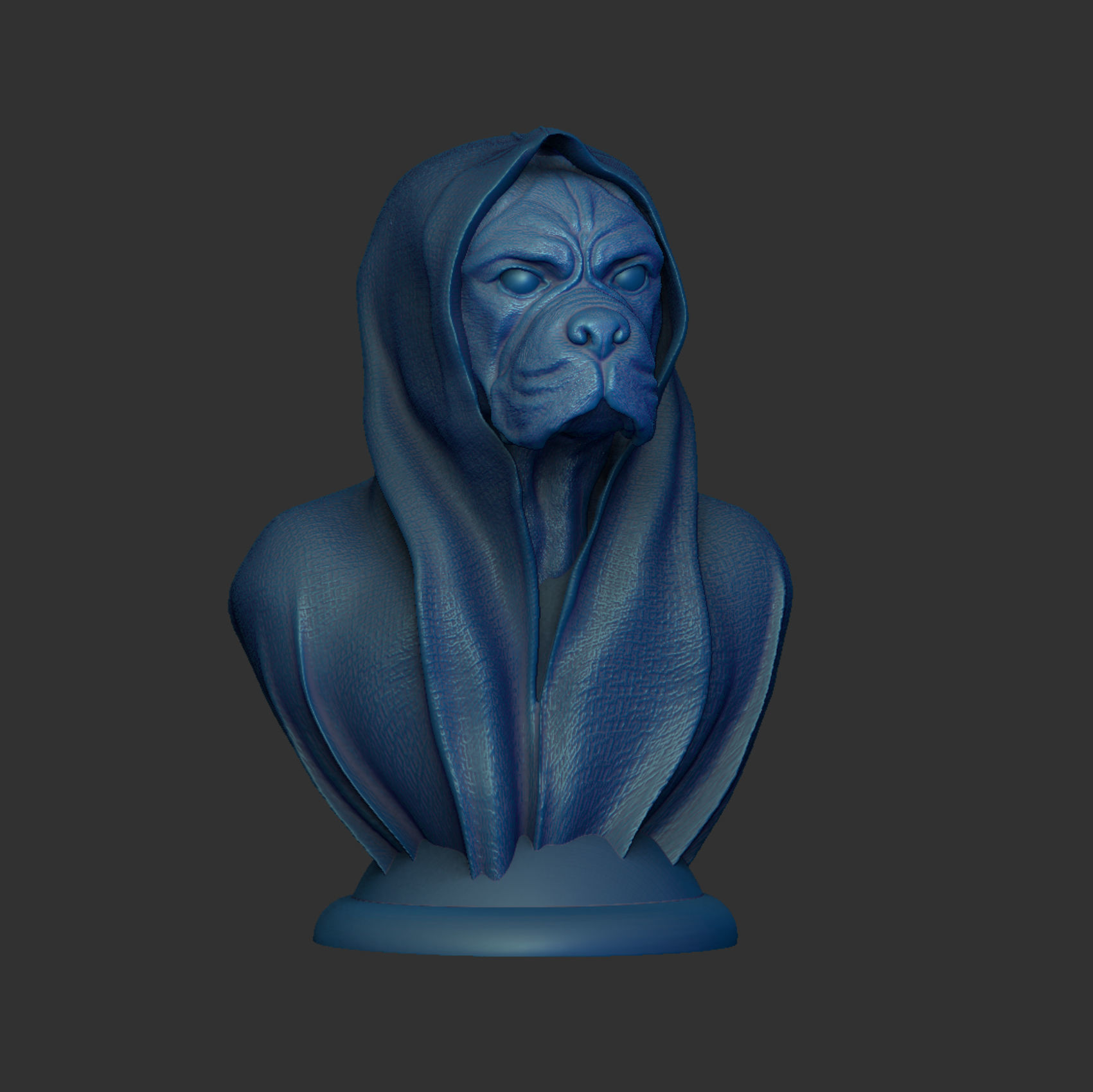 Boxer - with Cape 3D print model_2