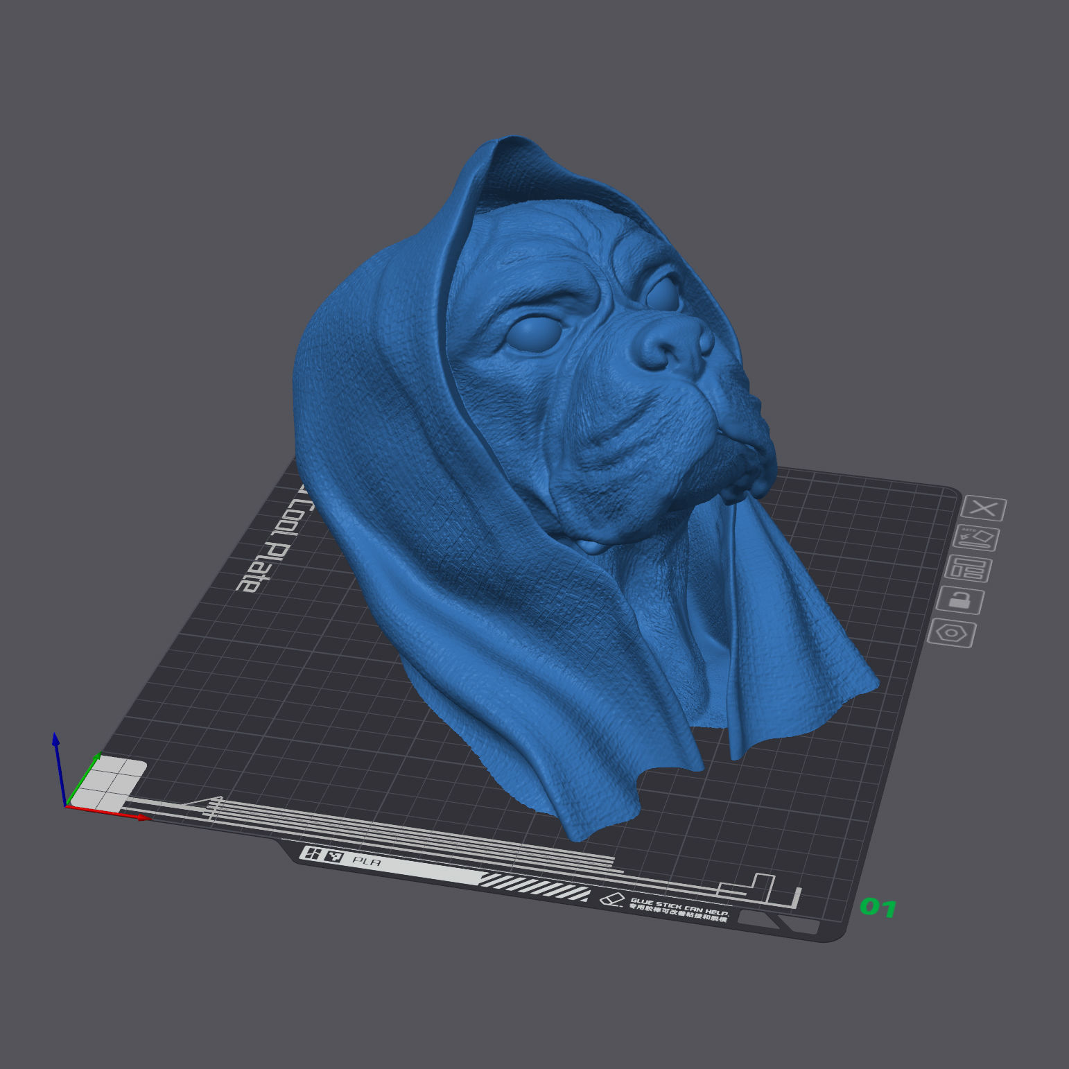 Boxer - with Cape 3D print model_3