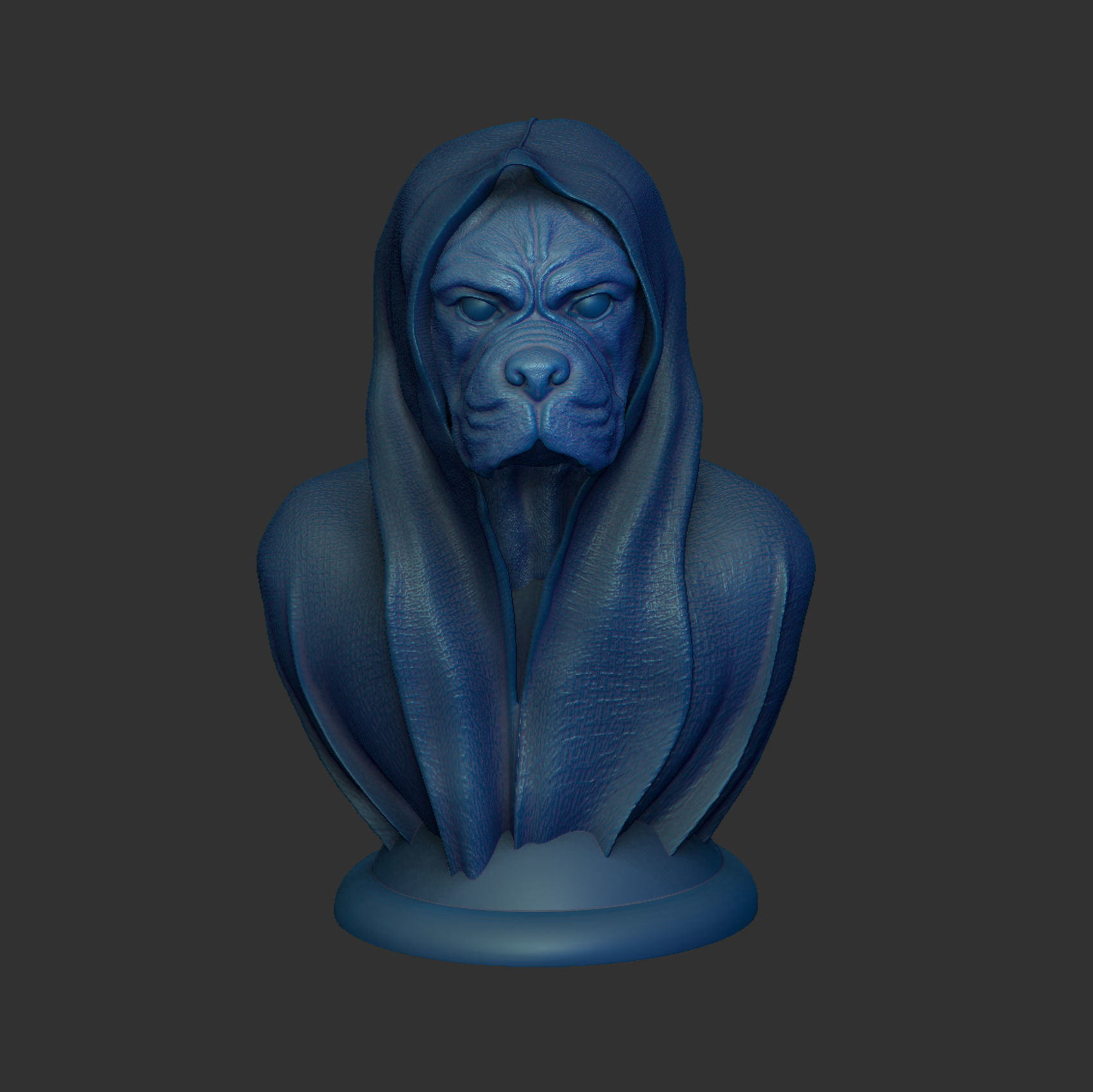 Boxer - with Cape 3D print model_7