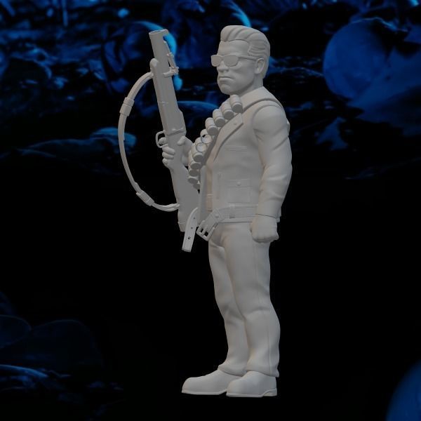 Terminator Cartoon Uncle Bob 3D print model_2