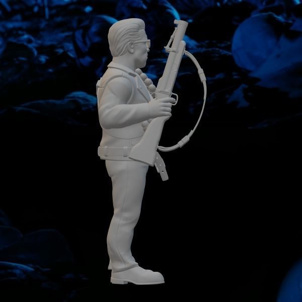 Terminator Cartoon Uncle Bob 3D print model_4