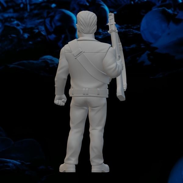 Terminator Cartoon Uncle Bob 3D print model_3