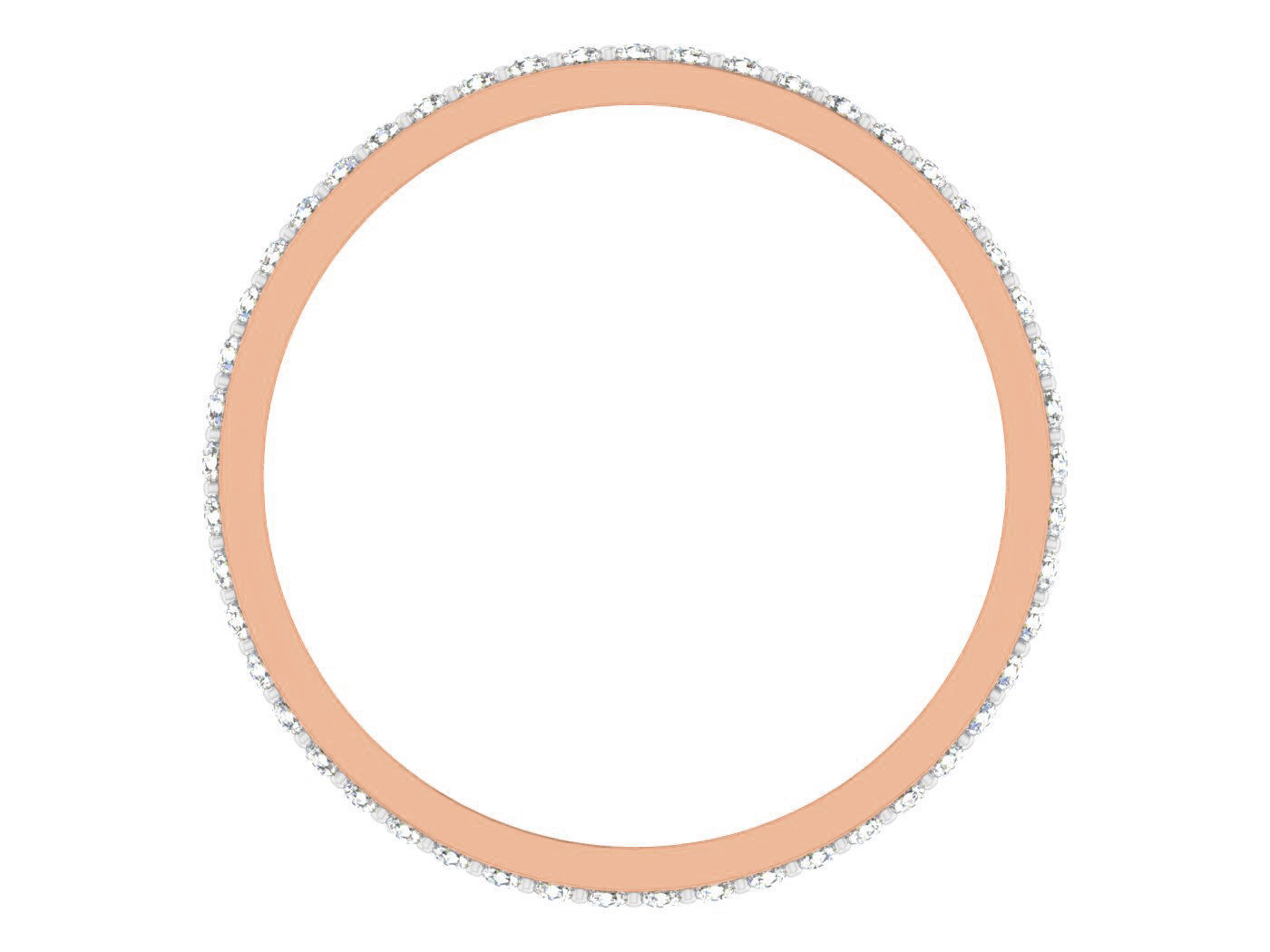 Diamond band ring 3dm stl obj gltf glb 3mf renders details 3D print model_5