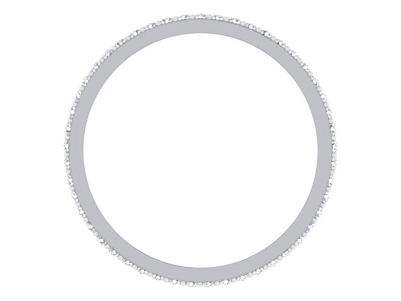 Diamond band ring 3dm stl obj gltf glb 3mf renders details 3D print model_6