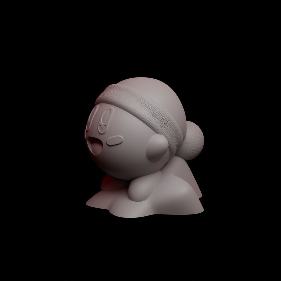 KIRBY CHRISTMAS FREE Free 3D print model_1