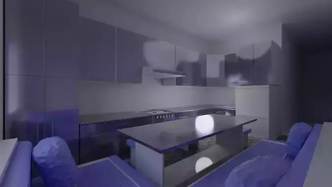 KITCHEN and DINING ROOM INTERIOR