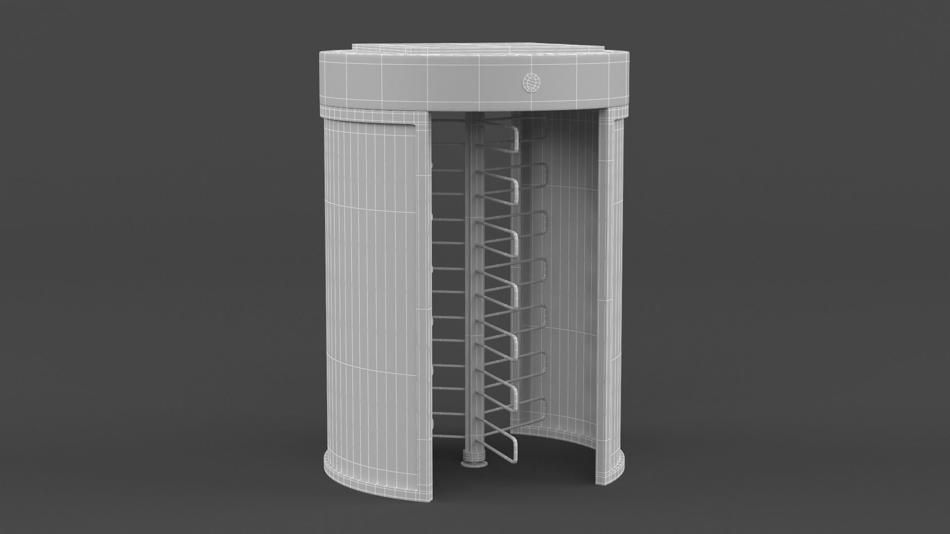 Turnstile Gate 3D model_7