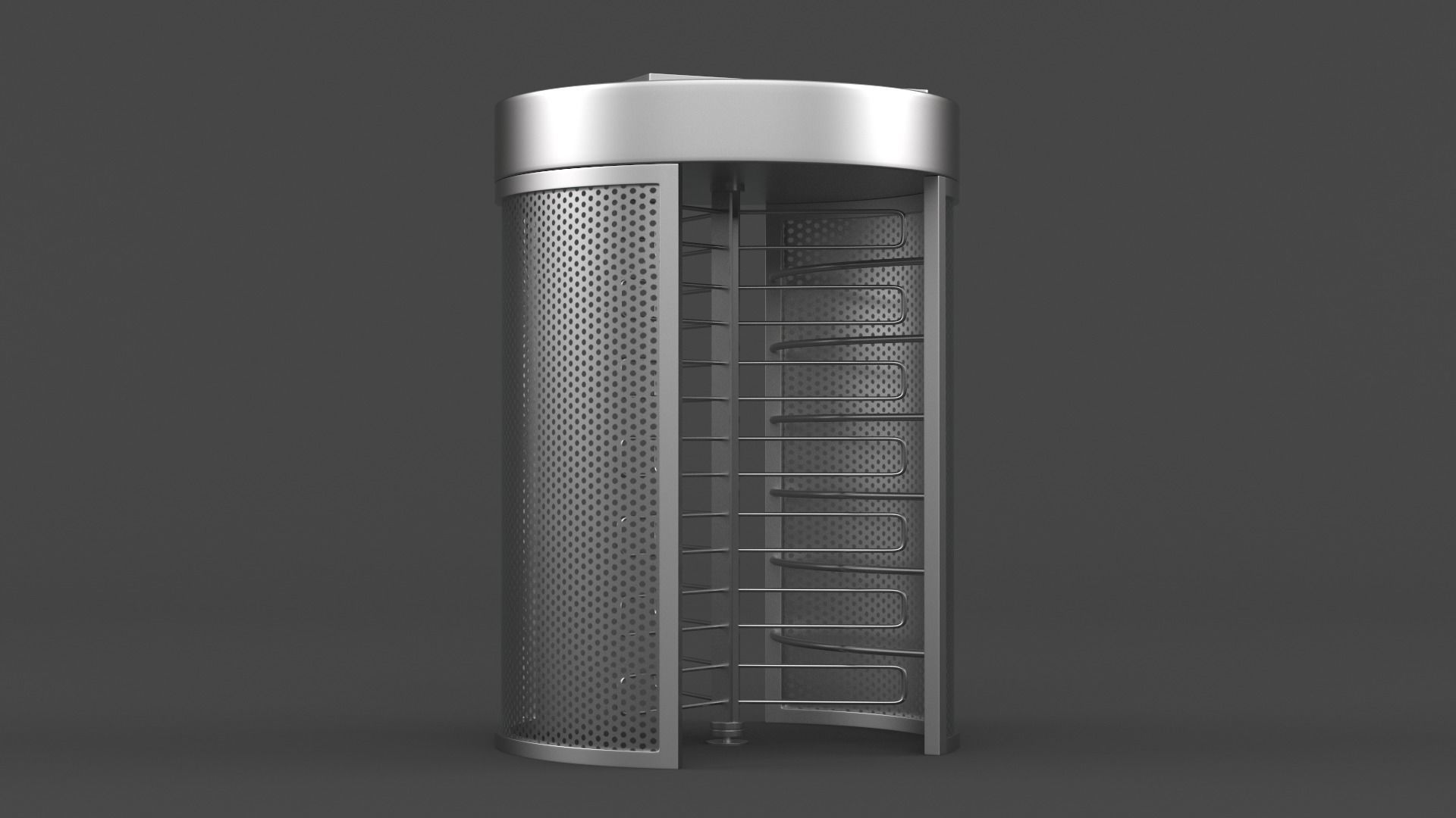 Turnstile Gate 3D model_3