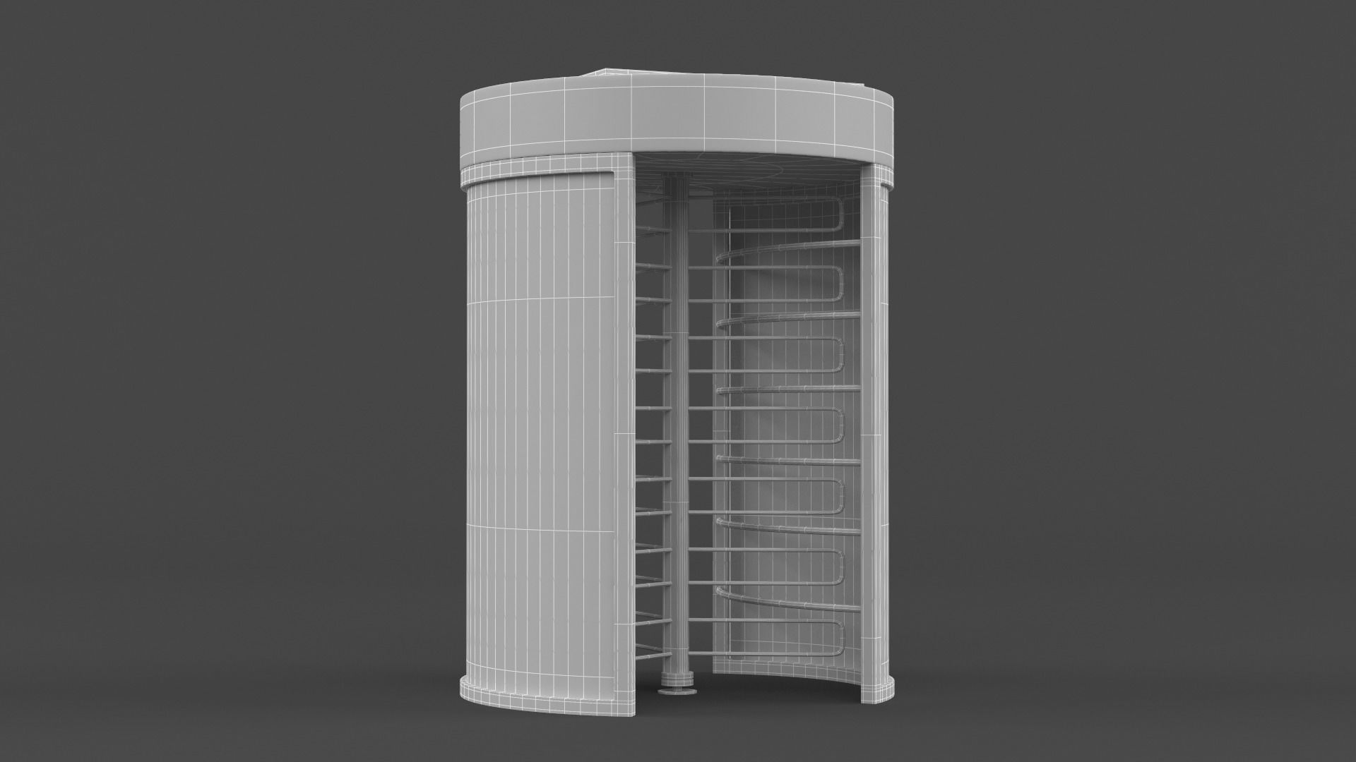 Turnstile Gate 3D model_8