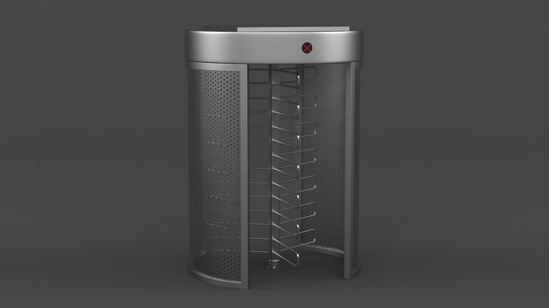 Turnstile Gate 3D model_2