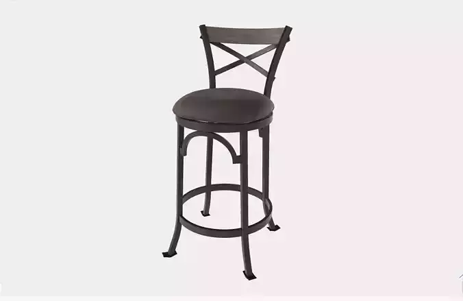 Furniture Bar Stools Rustic 3D model