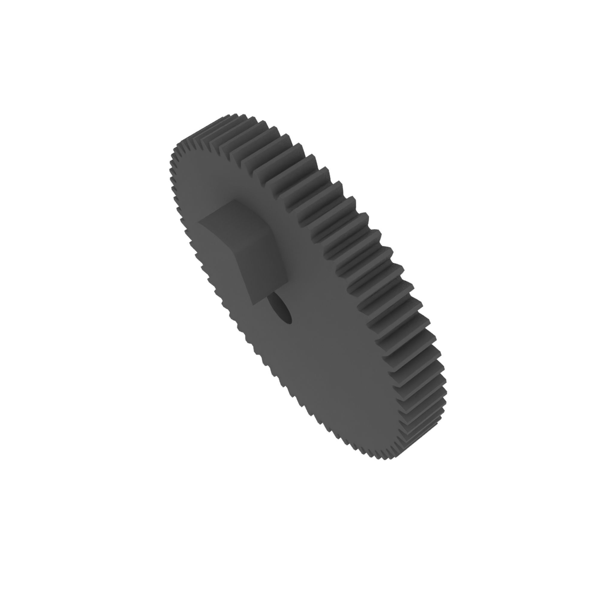 Gear actuator for trunk lock Mitsubishi Pajero Sport 3D print model_8