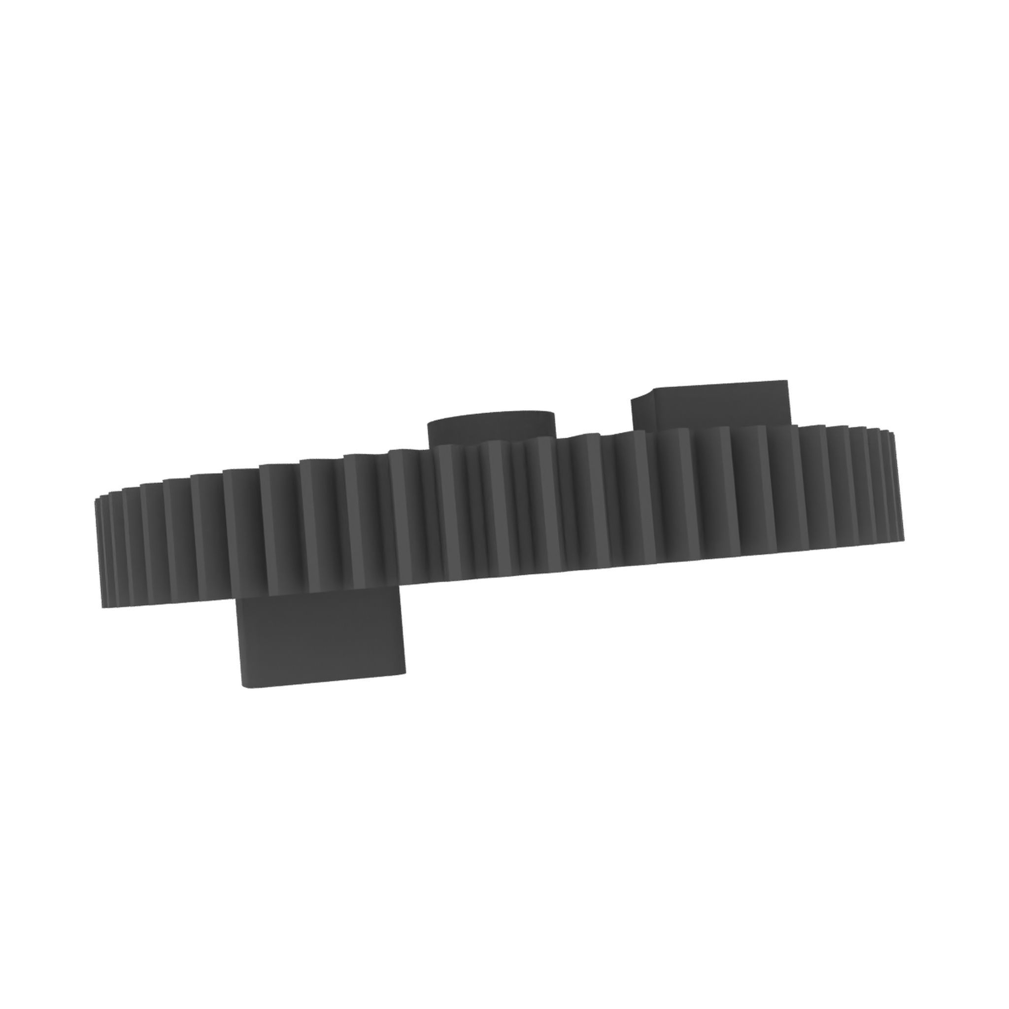 Gear actuator for trunk lock Mitsubishi Pajero Sport 3D print model_10