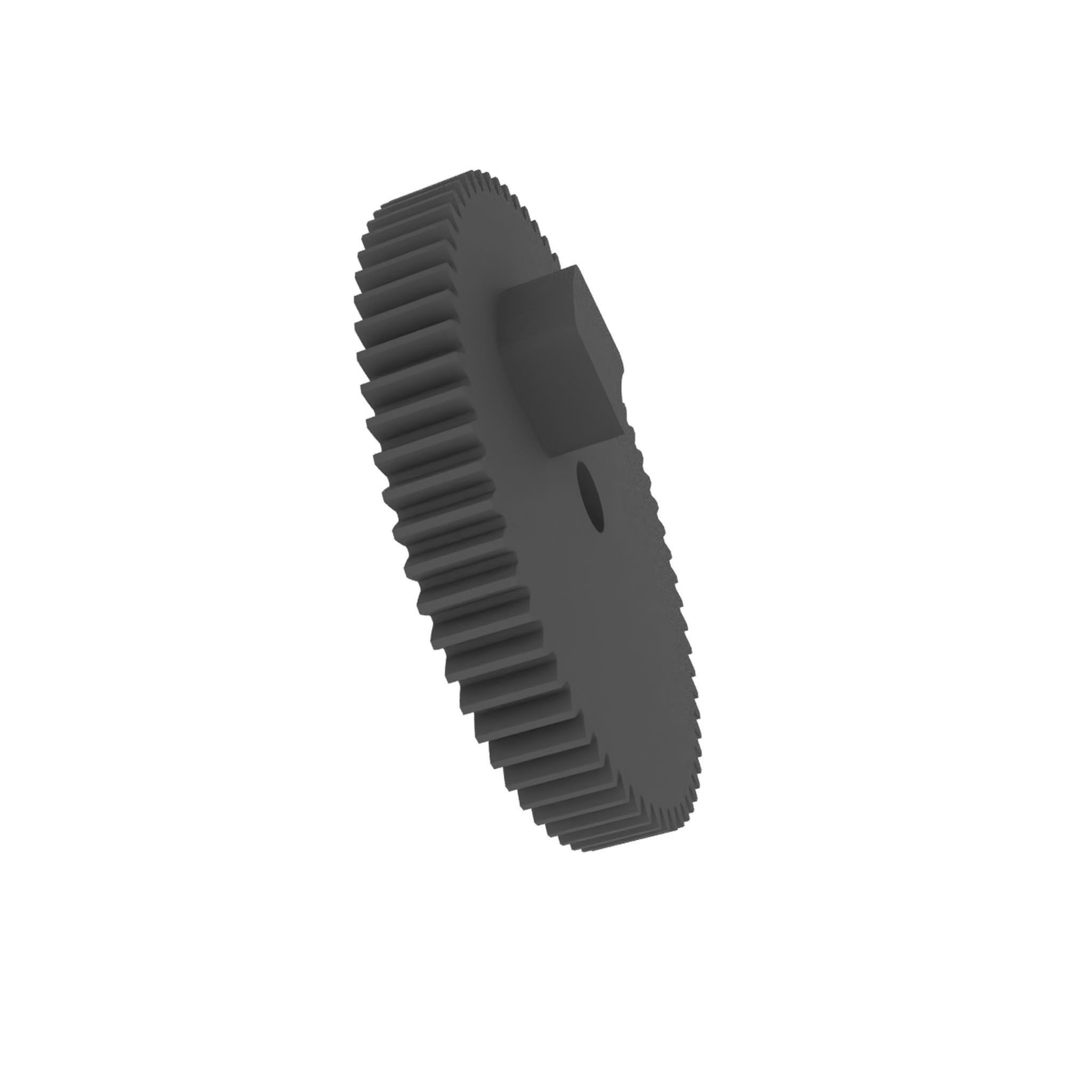 Gear actuator for trunk lock Mitsubishi Pajero Sport 3D print model_4