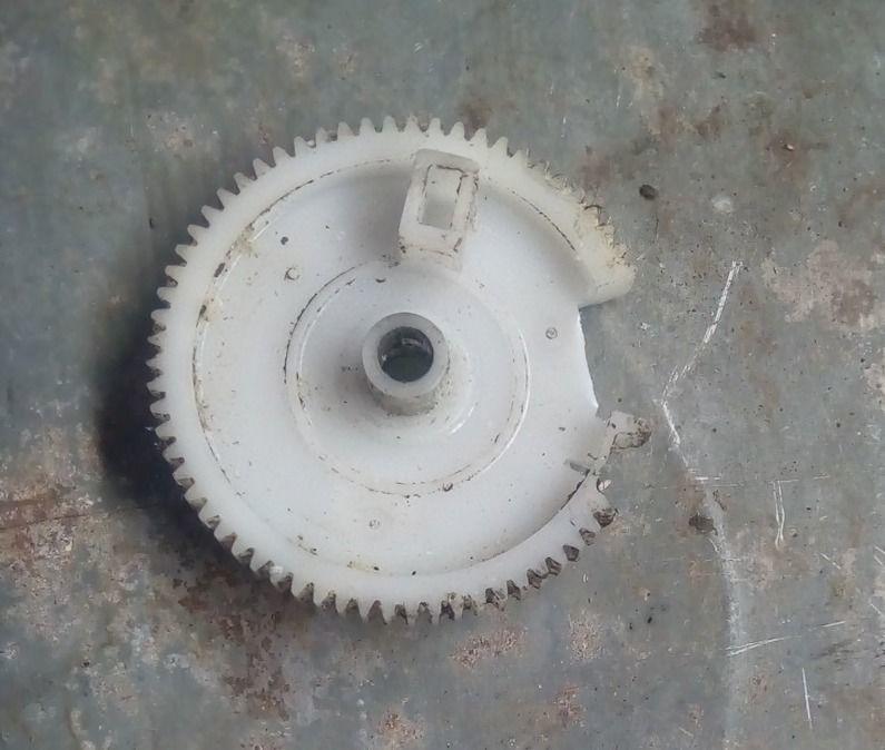 Gear actuator for trunk lock Mitsubishi Pajero Sport 3D print model_12