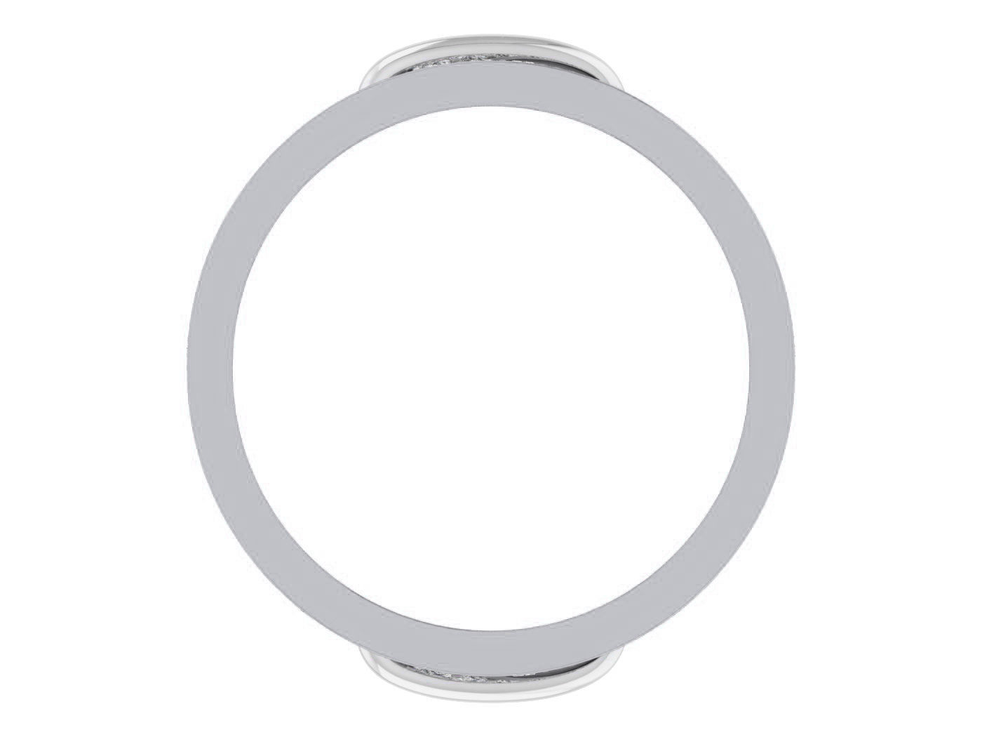 Diamond band ring 3dm stl obj gltf glb 3mf renders details 3D print model_3