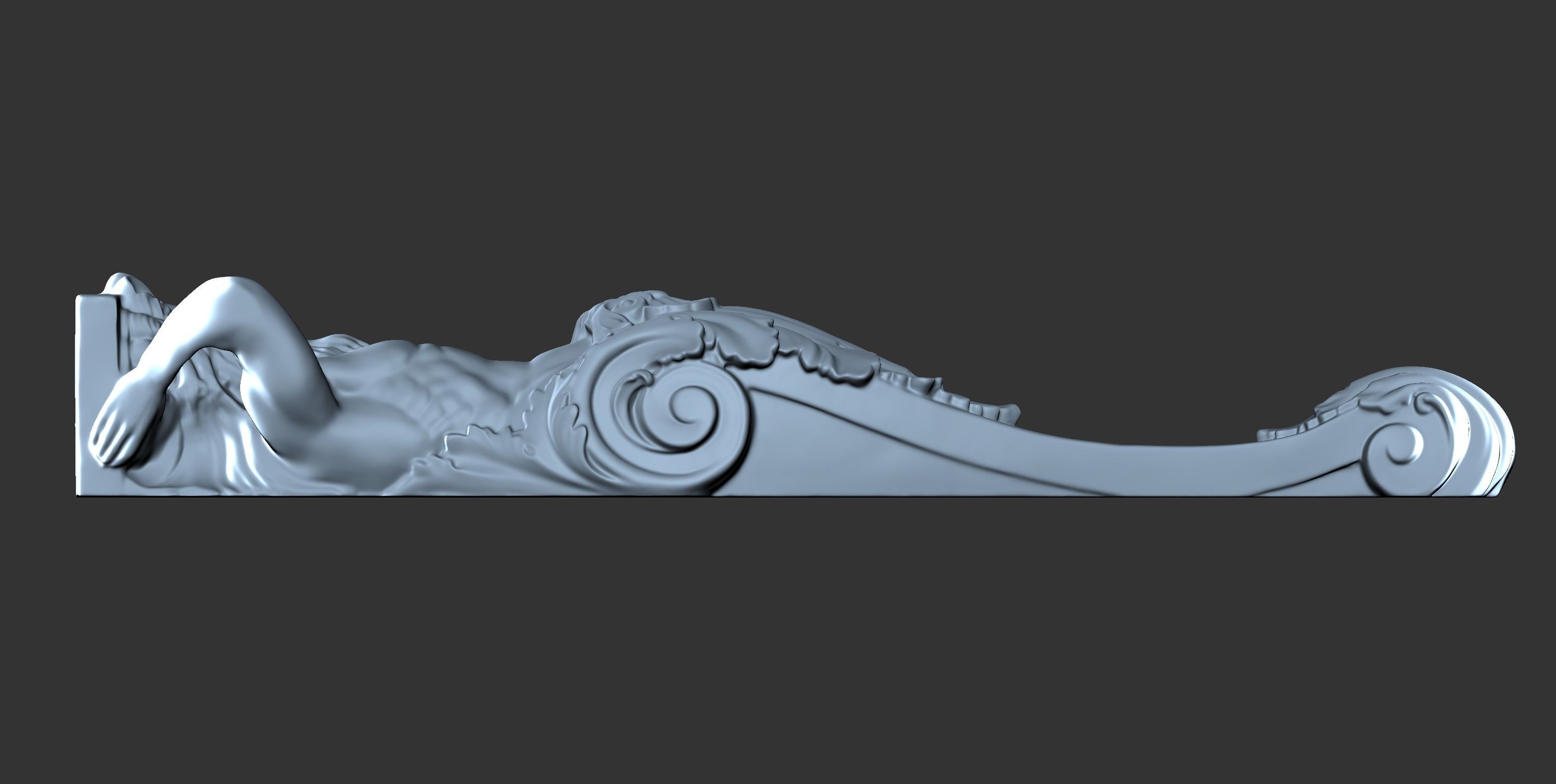 3Dk Man Brcket Pro 3D Print and CNC Model 3D model_2